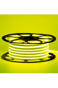 Led неон лимонный 12V smd2835 120LED/m 6Вт/m 8х16мм pvc IP65, 1м