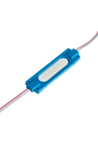 Led модуль синий СОВ 12V 1LED 2Вт овал IP65
