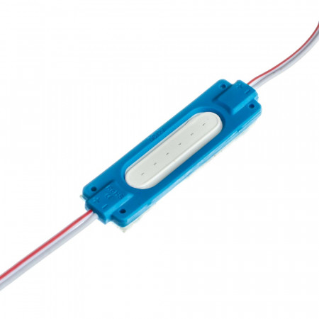 Led модуль синий СОВ 12V 1LED 2Вт овал IP65