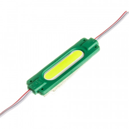 Led модуль зеленый СОВ 12V 1LED 2Вт овал IP65