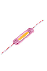 Led модуль розовый СОВ 12V 1LED 2Вт овал IP65
