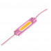 Led модуль розовый СОВ 12V 1LED 2Вт овал IP65
