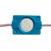 Светодиодный модуль синий 12V СОВ круглый 1LED 2,4W IP65