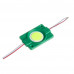 Led модуль зеленый СОВ 12V 1LED 2.4Вт круг IP65