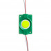 Led модуль зеленый СОВ 12V 1LED 2.4Вт круг IP65