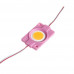 Led модуль розовый СОВ 12V 1LED 2.4Вт круг IP65