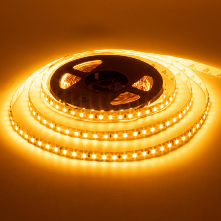 Led лента желтая 12V AVT smd3528 120LED/m IP20, 1м