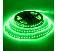 Лента светодиодная зеленая 12V AVT smd3528 120LED/m IP20, 1м