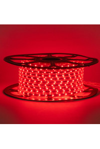 Led лента красная 220V smd2835 48LED/m 6Вт/m IP65, 1м