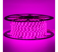 Led лента фиолетовая 220V smd2835 48LED/m 6Вт/m IP65, 1м