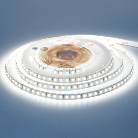 Лента светодиодная белая холодная 12V AVT New smd3528 120LED/m IP20, 1м