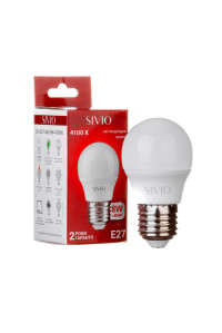 Led лампа SIVIO нейтральная белая 8W E27 G45 4100K
