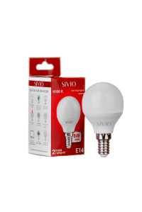 Led лампа SIVIO нейтральная белая 8W E14 G45 4100K