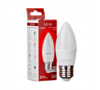 Led лампа SIVIO нейтральная белая 8W E27 C37 4100K