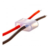 Монтажный комплект для светодиодного неона 12 В 6 мм (2 провода + 2 заглушки)