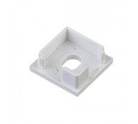 Заглушка для LED профиля ПФ-9 с отверстием квадрат