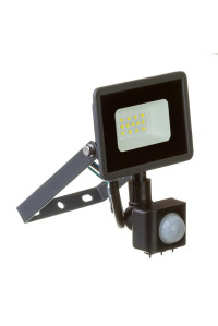 LED прожектор с датчиком движения AVT 10Вт 6000К IP65
