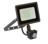 LED прожектор с датчиком движения AVT 20Вт 6000К IP65