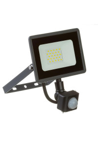 LED прожектор с датчиком движения AVT 20Вт 6000К IP65
