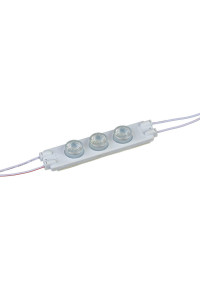 Led модуль инжекторный белый холодный 12V smd3030 3LED 1.6Вт IP65