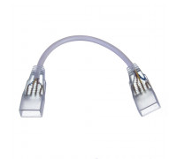 Коннектор двухсторонний для лед лент 220V 5mm/провод 2pin