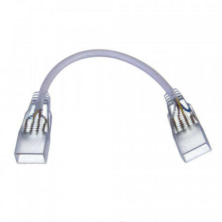 Коннектор двухсторонний для лед лент 220V 5mm/провод 2pin