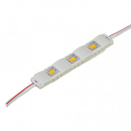Модуль 12V МТК тёплый белый 3led smd5730 1Вт IP65