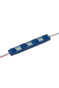 Светодиодный модуль   синий 12в smd5730 3LED 1.5Вт герметичный