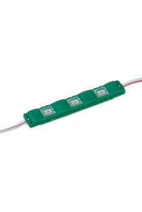 Светодиодный модуль   зелёный 12в smd5730 3LED 1.5Вт герметичный