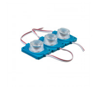 Модуль инжекторный светодиодный синий 12V smd3030 1LED 1.5W IP65