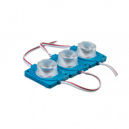 Модуль инжекторный светодиодный синий 12V smd3030 1LED 1.5W IP65