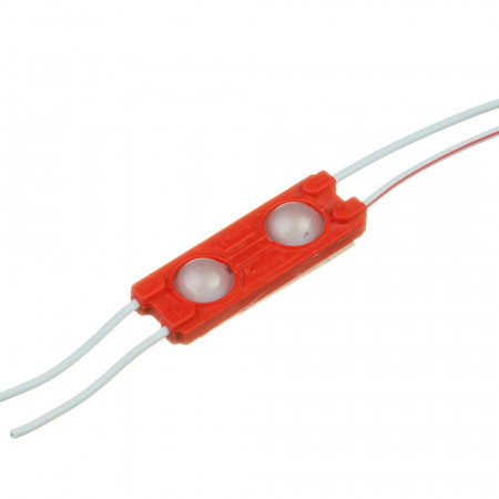 Модуль 12V МТК красный 2led smd5730 1Вт IP65