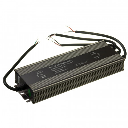Led блок питания NEW AVT-12V влагозащита IP 65 25А - 300W