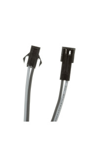 Led коннектор серый 2pin (20см провод) с зажимом (комплект папа + мама)