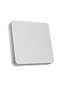 Светодиодный светильник 24 Вт накладной квадратный 5000К IP65 Silver