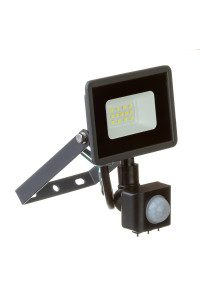Прожектор с датчиком движения 10W белий холодный AVT-1