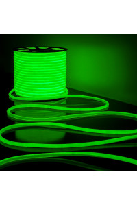 Круглая неоновая лента зеленая AVT 220V smd2835 120LED/м 7Вт/м IP65
